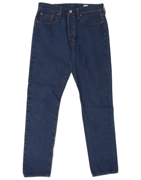 Levi's Herren 501 S Slim Straight Jeans W29 L30 Blaue Baumwolle