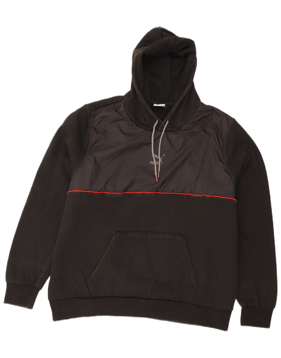 PUMA Herren Kapuzenpullover 2XL Schwarz Baumwolle
