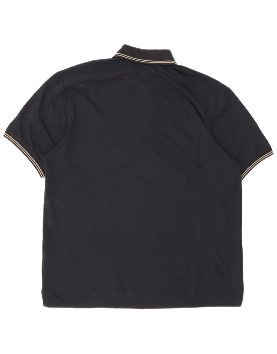 CHAMPION Herren-Poloshirt 2XL, schwarz gestreift, Baumwolle