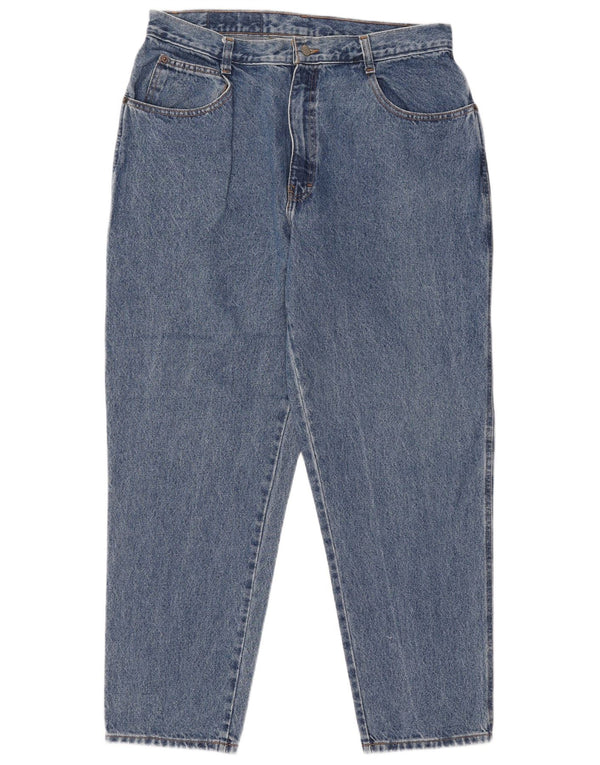 Gitano Damen High Waist Tapered Jeans US 16 2XL W34 L29 Blaue Baumwolle