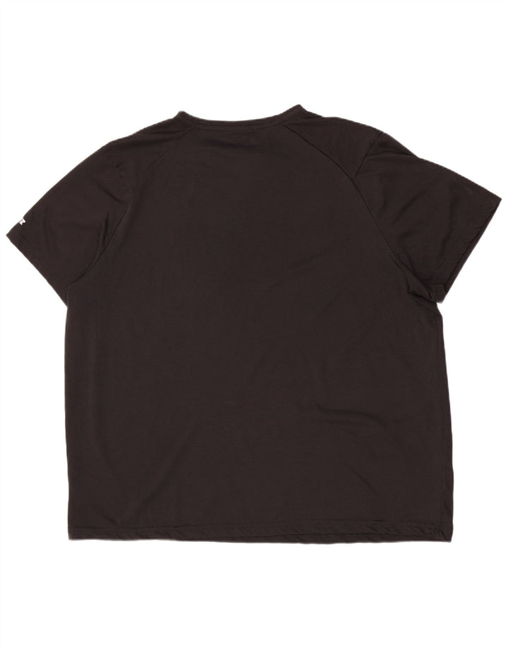 Russell Athletic Herren Dri-Power T-Shirt Top XL Schwarz Polyester