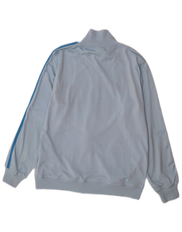 Adidas Jungen Grafik-Trainingsanzug-Top-Jacke, 13–14 Jahre, groß, blau, Farbblock