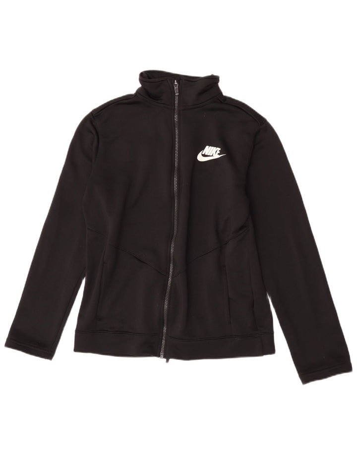 Nike Jungen-Trainingsanzug-Top-Jacke, 13–14 Jahre, XL, Schwarz