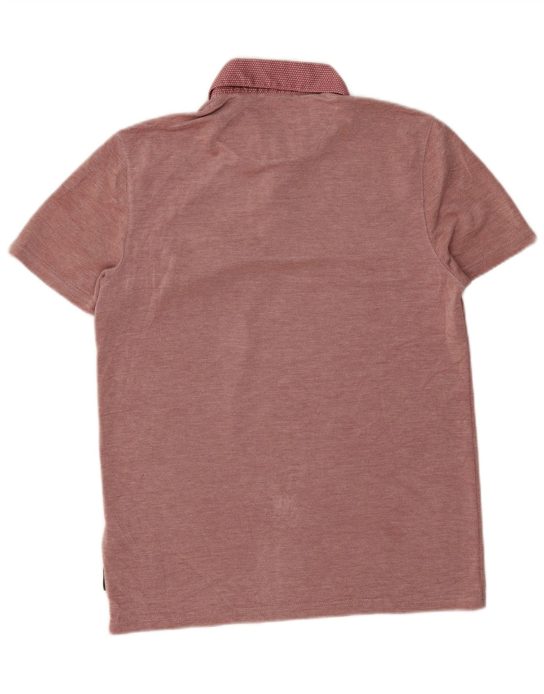 Ted Baker Herren-Poloshirt, Größe 3, Mittel, Burgunderrot, Modal