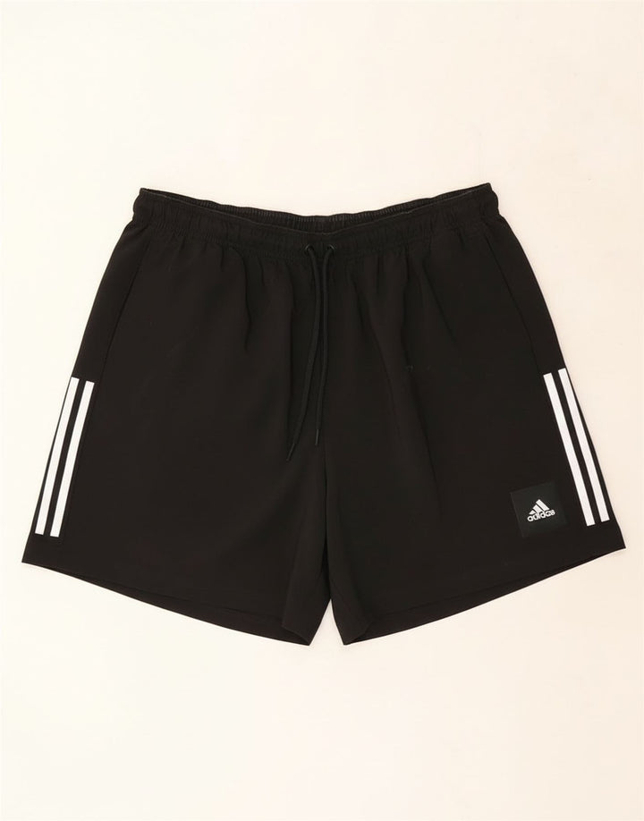 Adidas Herren Sport Shorts 2XL Schwarz Polyester