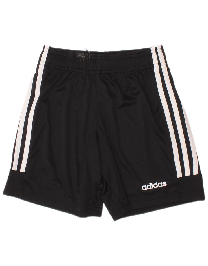 Adidas Jungen Climalite Sportshorts 9–10 Jahre, schwarzes Polyester