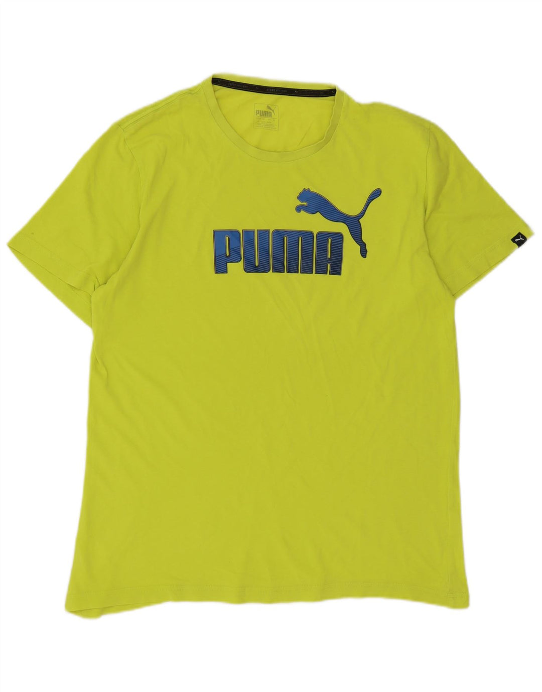 Puma Herren Grafik T-Shirt Top Large Grün