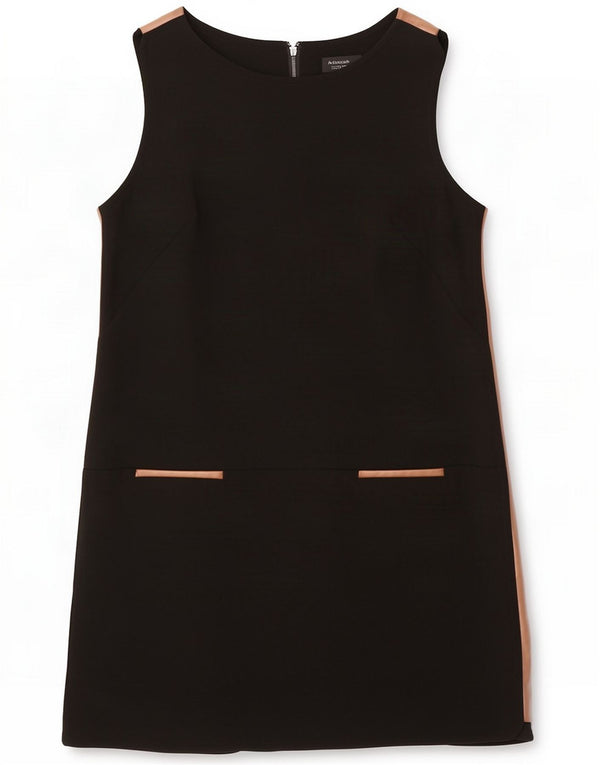 Marks & Spencer Damen Autograph Etuikleid UK 16 Large Schwarz Colourblock