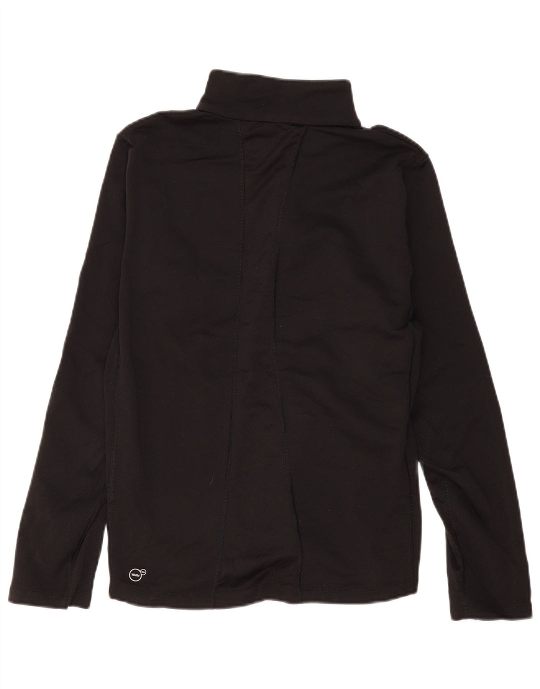 Puma Damen-Pullover-Trainingsanzugoberteil mit Reißverschluss, UK 14, Mittelschwarz, Farbblock