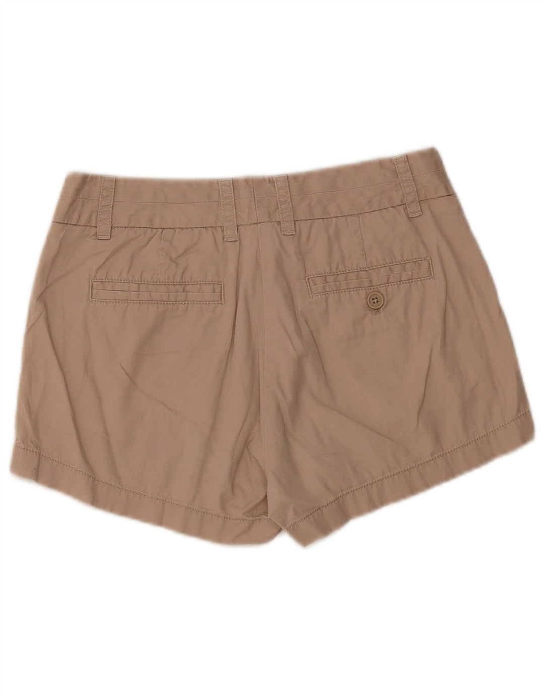 J. Crew Damen Chinoshorts US 0 XS W28 Beige Baumwolle
