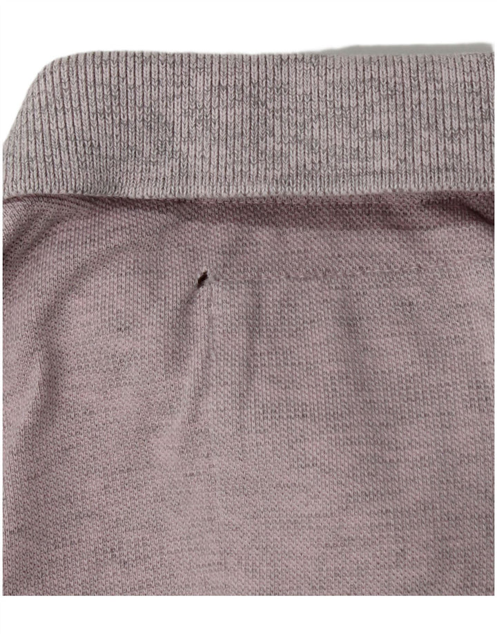 SUPERDRY Herren Poloshirt 2XL Lila Baumwolle