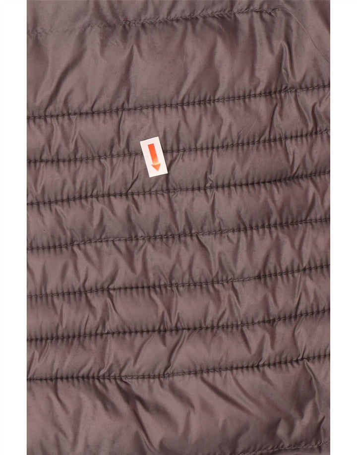 CHAMPION Wattierter Damenmantel mit Kapuze IT 42 Mittelgraues Polyamid