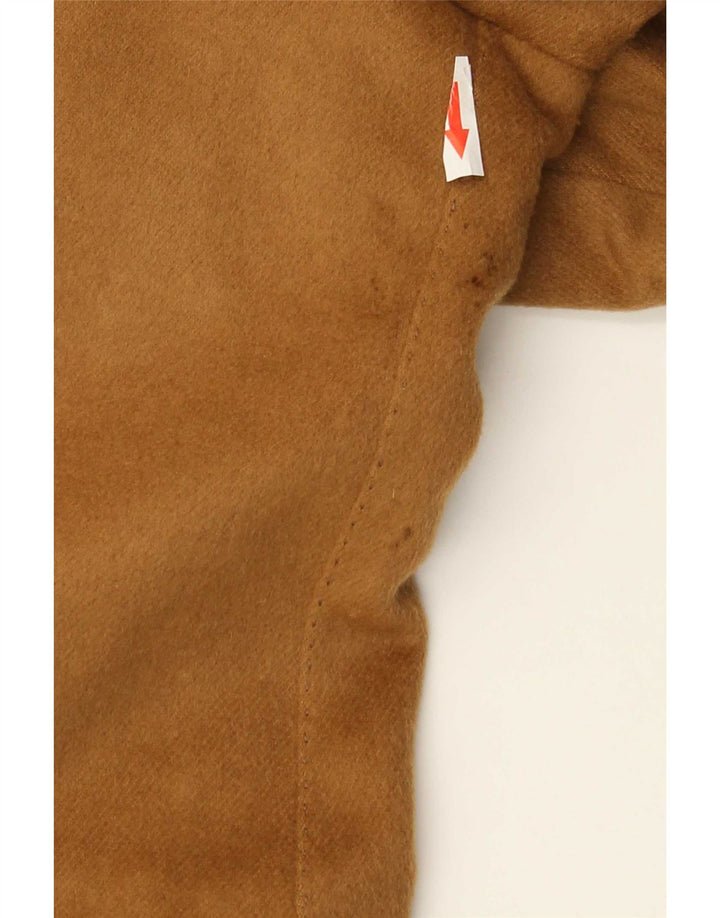 Vintage Herren Zweireiher Mantel UK 36 Small Beige