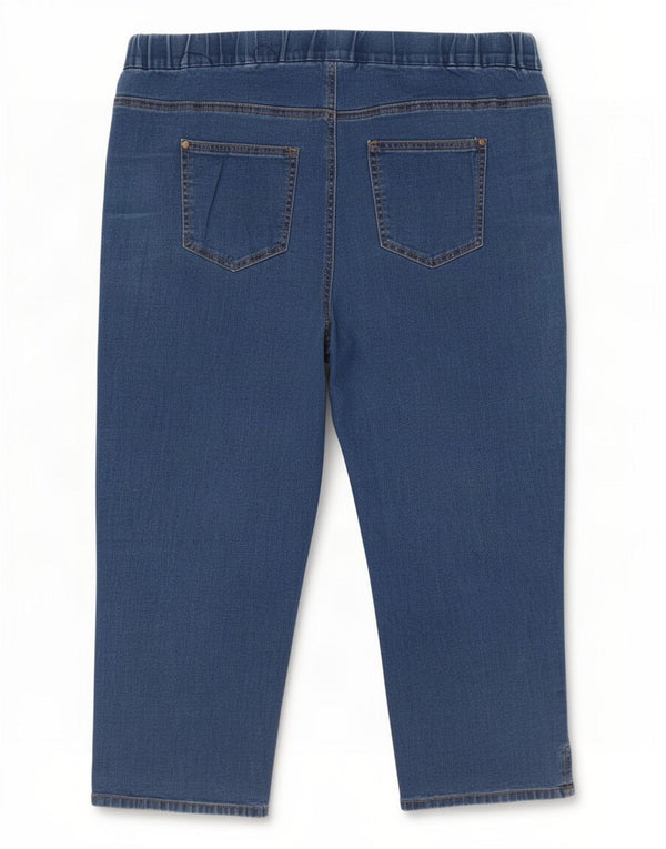 Marks & Spencer Damen Autograph Capri Jeans UK 20 2XL W40 L22 Blaue Baumwolle
