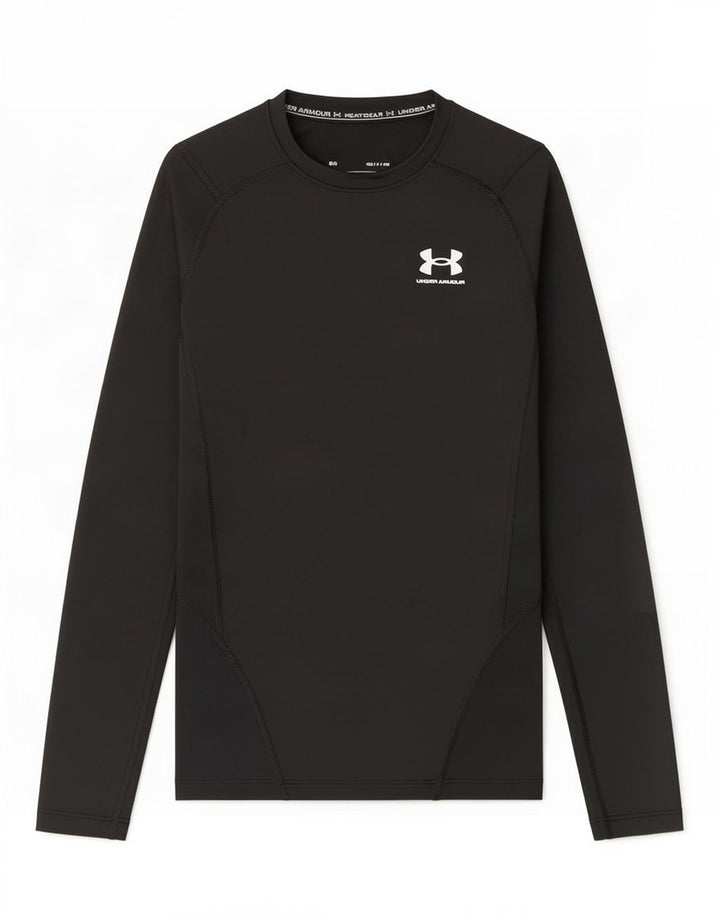 Under Armour Herren Heat Gear Top Langarm Small Schwarz