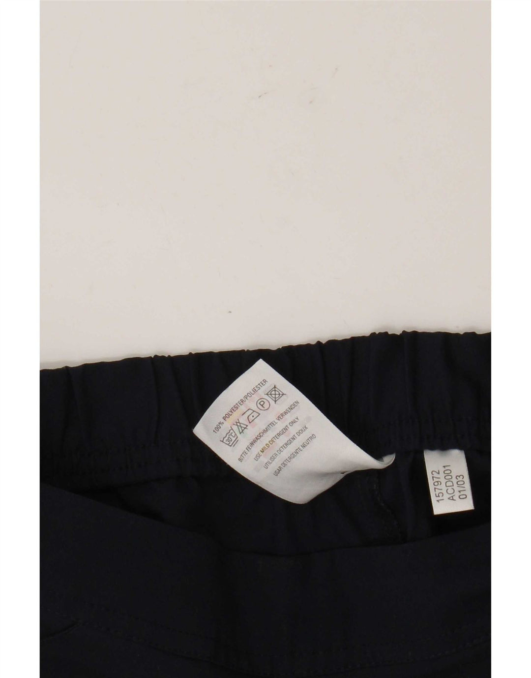 Adidas Damen Sportshorts UK 8 Small Marineblau Polyester