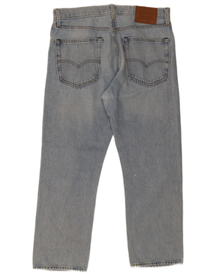 Levi's Herren 551 Straight Jeans W32 L28 Blaue Baumwolle