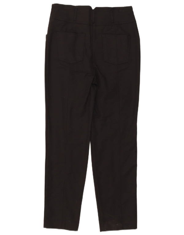 Boden Damen-Freizeithose mit hoher Taille, konisch zulaufend, UK 10, Größe S, W30, L28, Schwarz