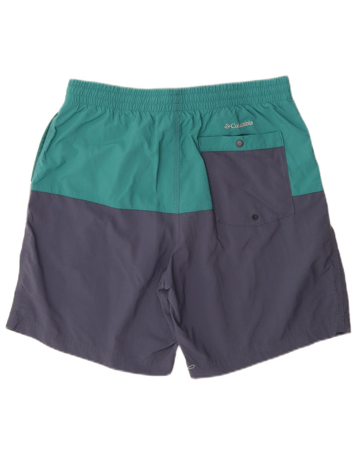 Columbia Herren Omni-Shield Badeshorts Medium Navy Blue Colourblock