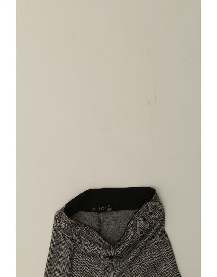 ZARA Womens Leggings UK 6 XS  Grey Check Vintage Zara and Second-Hand Zara from Messina Hembry 