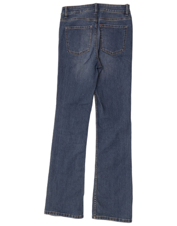 Marks & Spencer Damen The Eva Bootcut Jeans UK 10 Small W28 L34 Blau