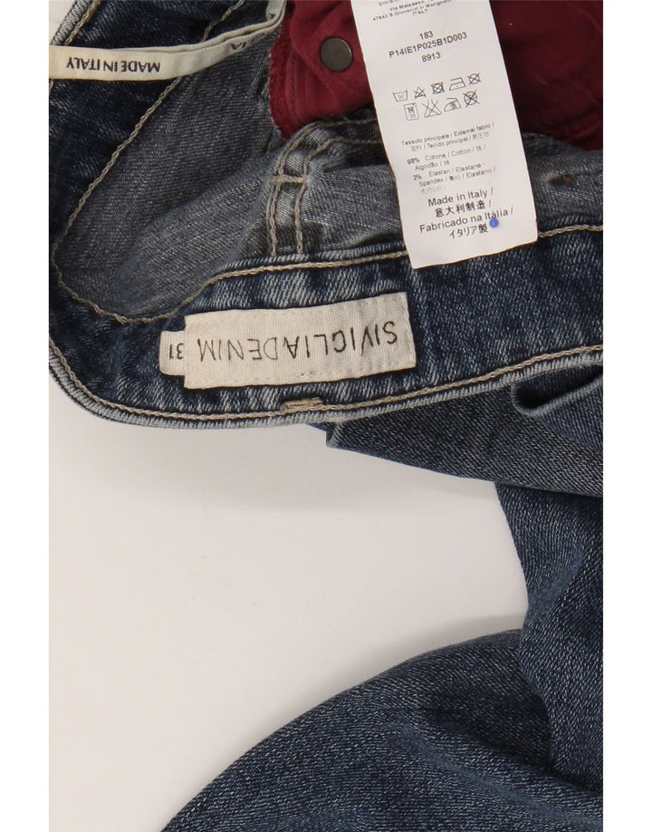 SIVIGLIA Damen Slim Jeans W31 L30 Blaue Baumwolle