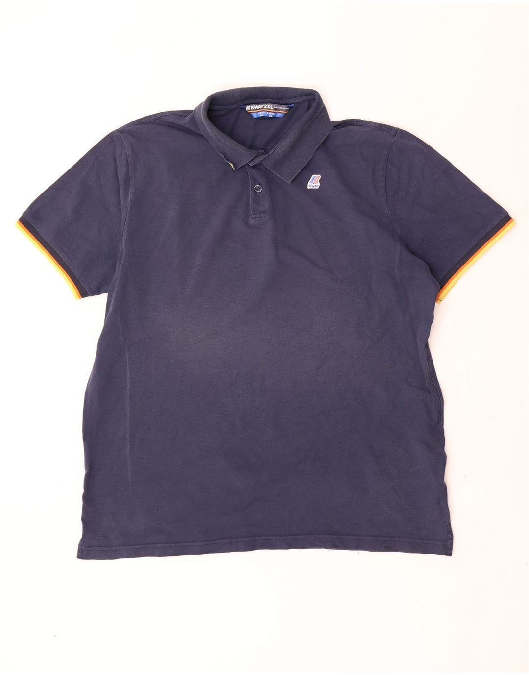 K-Way Herren Poloshirt 2XL Marineblau Baumwolle