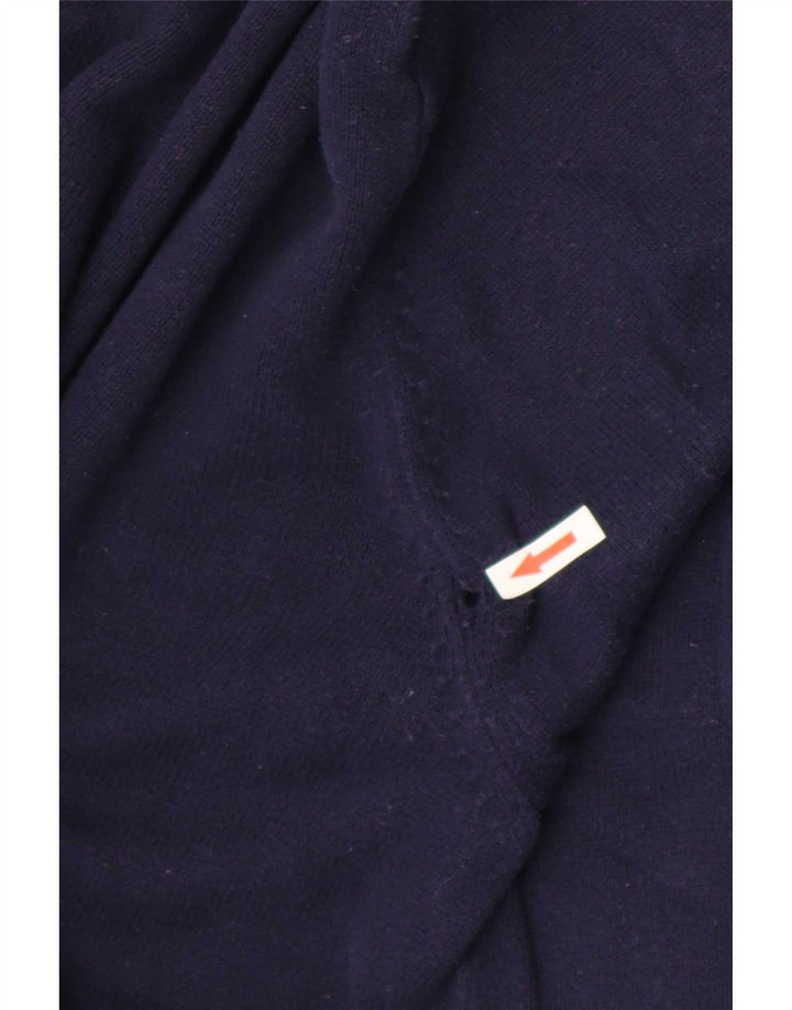 Marks & Spencer Herren-Pullover mit V-Ausschnitt, 2XL, marineblaue Baumwolle