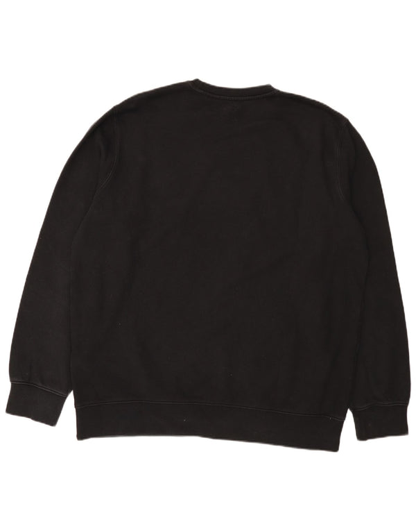 Levi's Herren-Sweatshirt mit Standard-Passform, groß, aus schwarzer Baumwolle