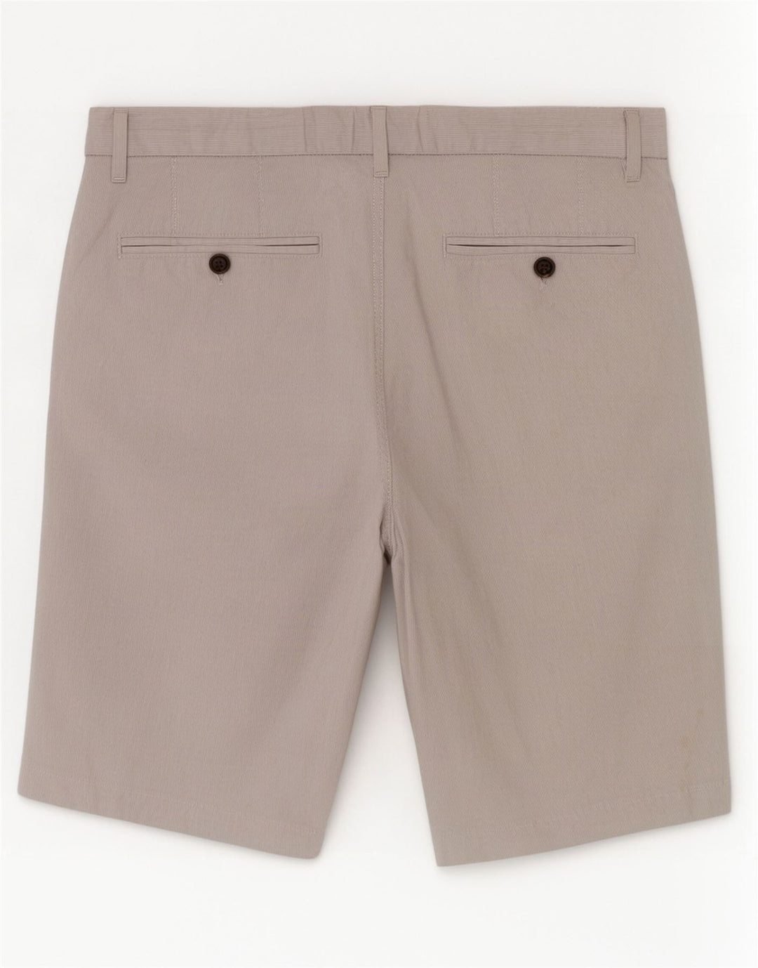 Marks & Spencer Herren-Chinoshorts W32 Mittelgraue Nadelstreifen-Baumwolle