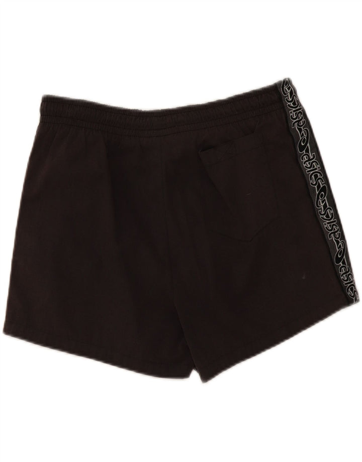 Asics Herren Badeshorts mit Grafik, Größe S, Schwarz