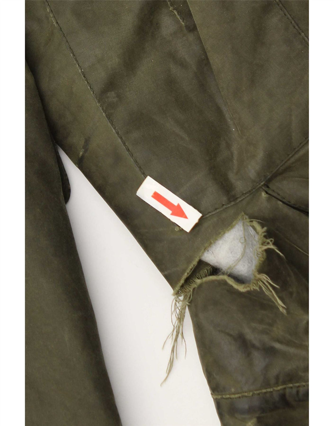 Barbour Herrenjacke aus gewachster Baumwolle, UK 36, kleine grüne Baumwolle