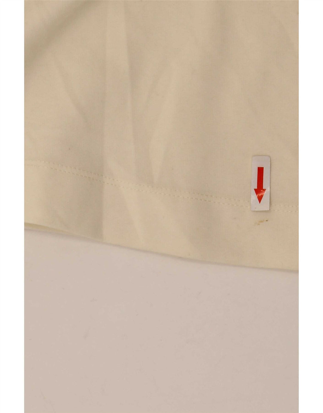 Zara Damen-Blusenoberteil mit 3/4-Ärmeln, übergroß, Gr. 46, Beige