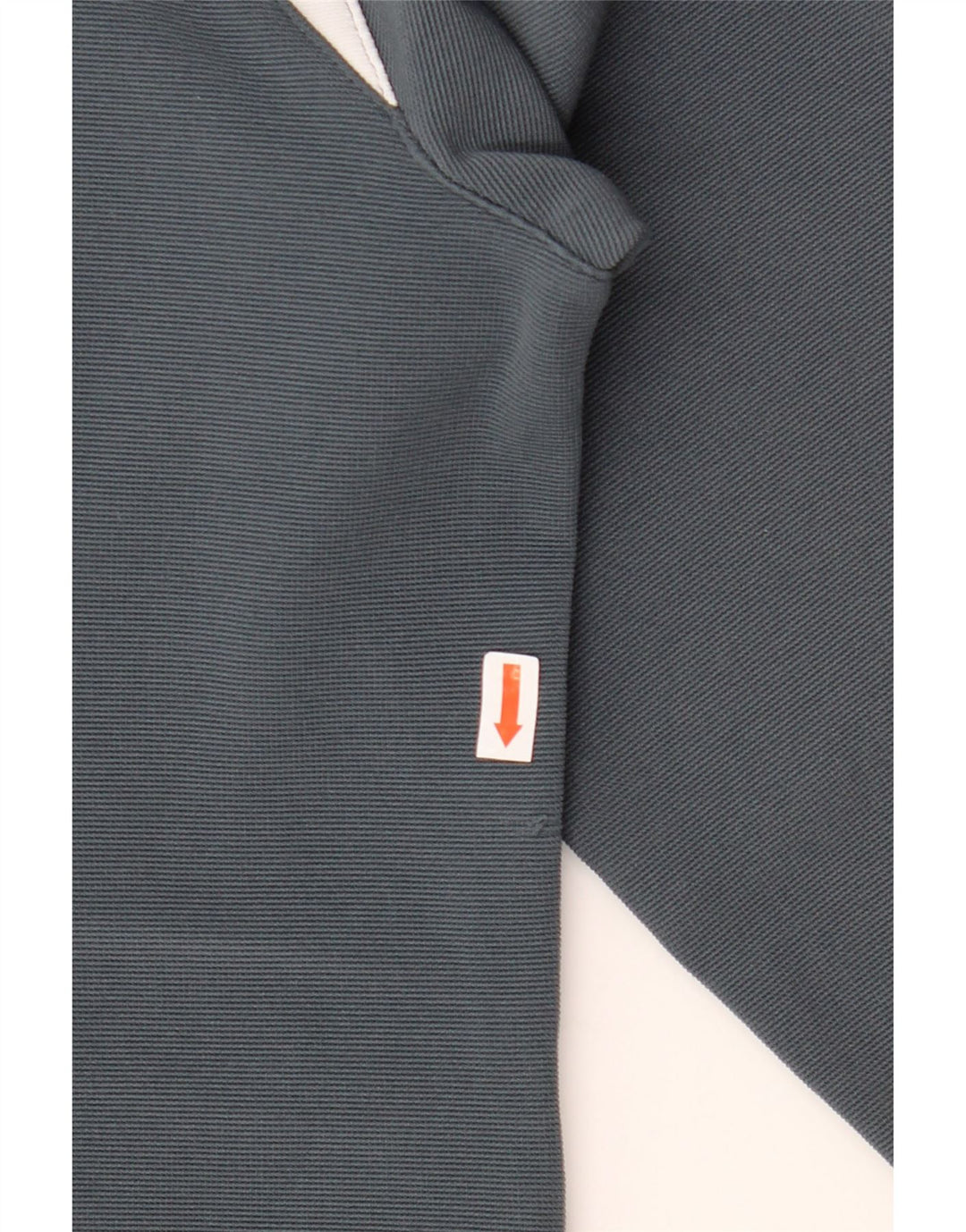 KAPPA Damen-Trainingsanzug-Top-Jacke UK 14 Mittelgraues Colourblock-Polyester