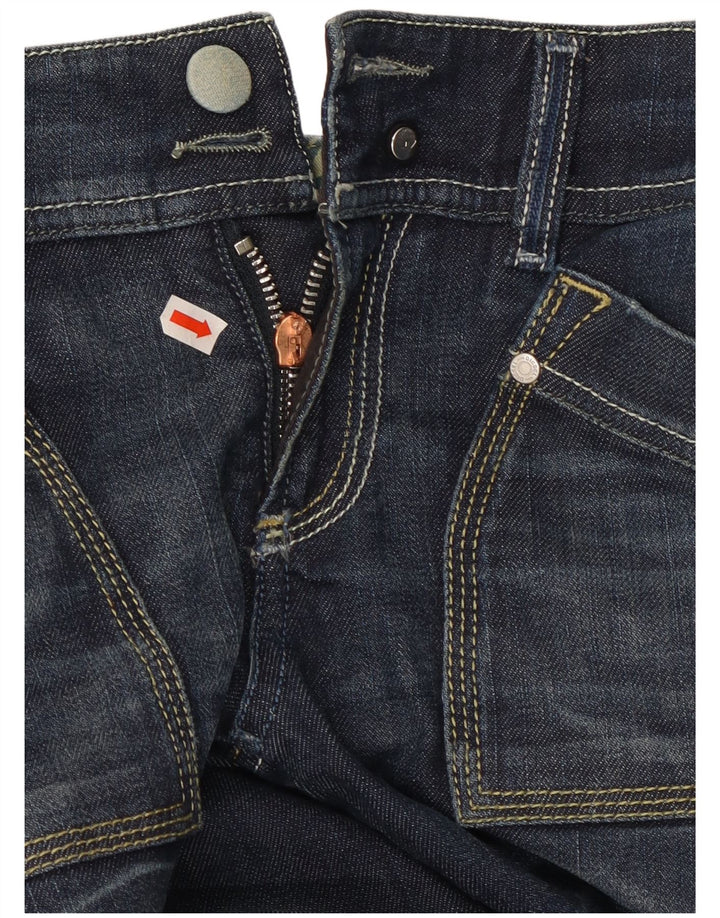 Diesel Damen Reckfly Bootcut Jeans W26 L32 Marineblaue Baumwolle