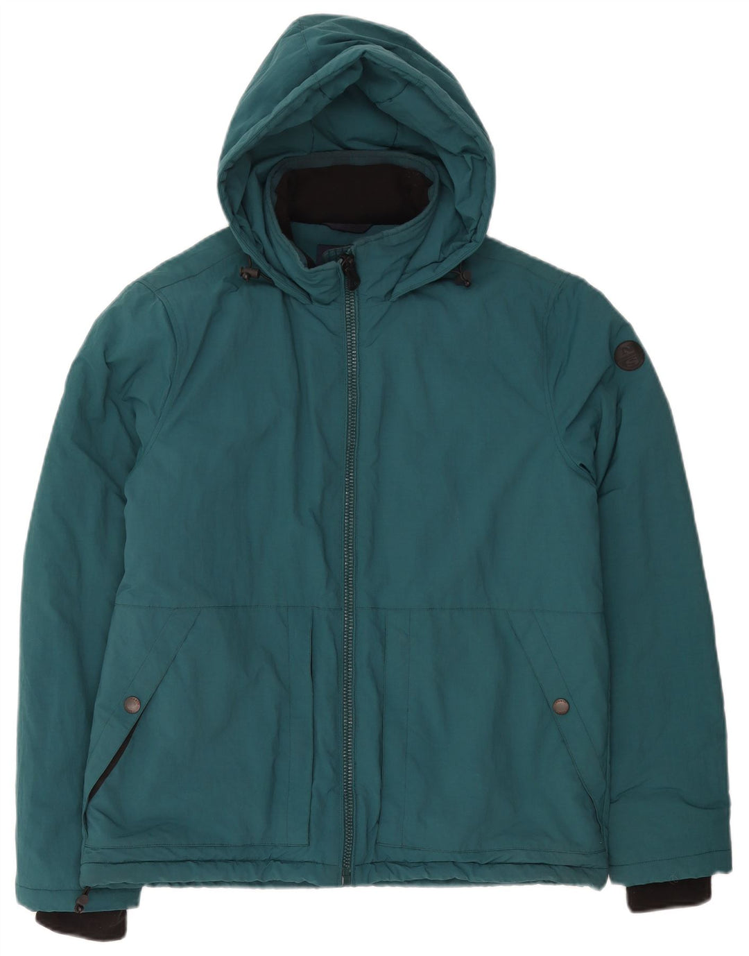North Sails Herren-Jacke mit Kapuze, gepolstert, UK 38, mittelgrün, Polyamid