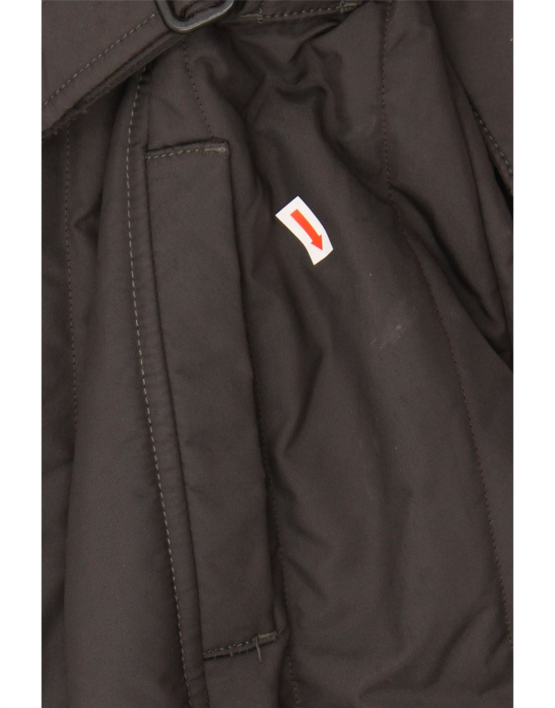 Refrigiwear Wattierter Damenmantel mit Kapuze IT 46 Large Khaki Nylon