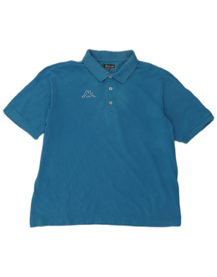 Kappa Herren Grafik-Poloshirt XL Blau