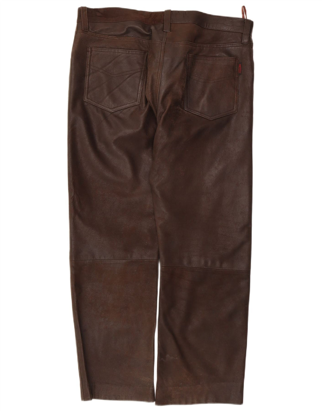 Maddox Herren Lederhose W36 L28 Braunes Leder