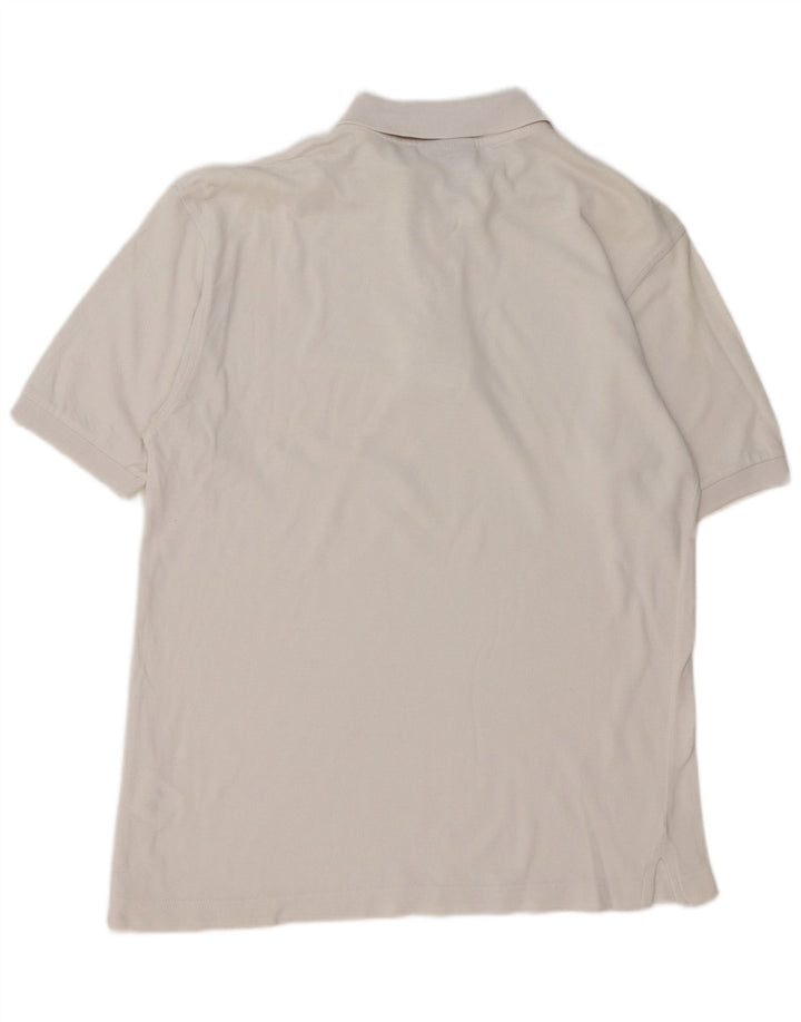 Lotto Herren-Poloshirt aus mittelweißer Baumwolle