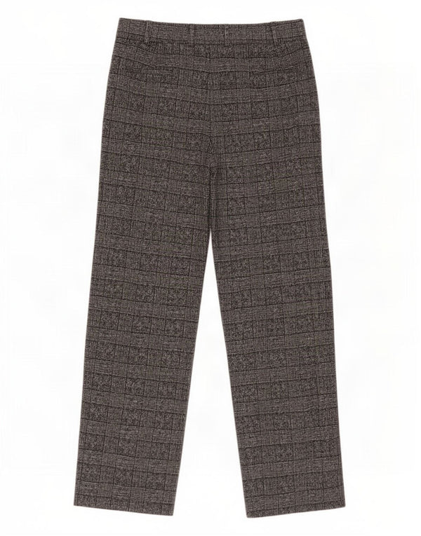 Marks & Spencer Damen Anzughose UK 14 Large W34 L32 Grau kariert