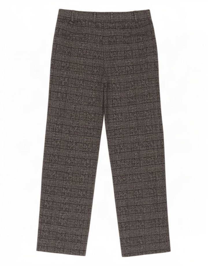 Marks & Spencer Damen Anzughose UK 14 Large W34 L32 Grau kariert