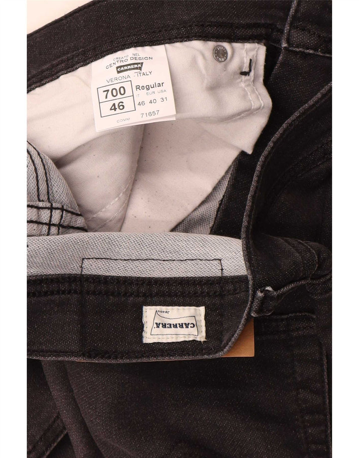 Carrera Herren 700 Regular Straight Jeans W31 L32 Graue Baumwolle