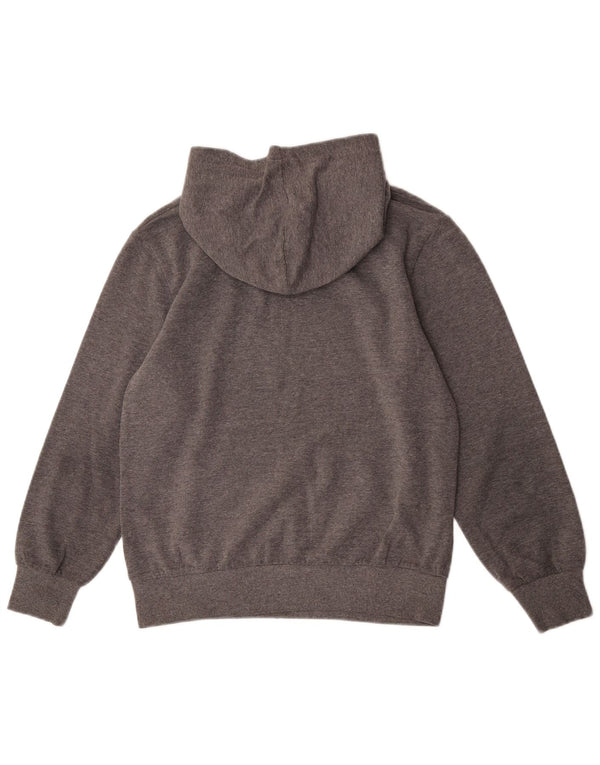 Levi's Mädchen-Pullover mit grafischem Kapuzenpullover, 12–13 Jahre, groß, graue Baumwolle