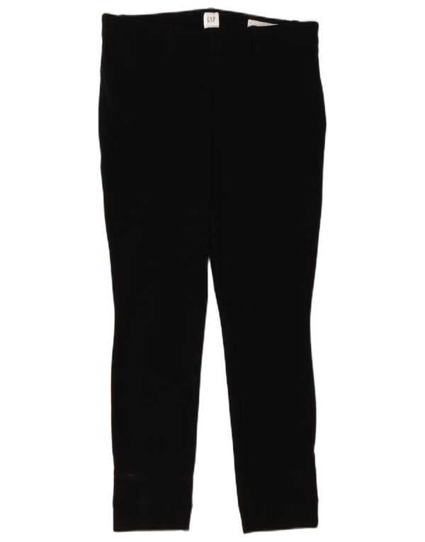 Gap Damen Skinny Chino-Hose US 6 Medium W32 L27 Schwarze Baumwolle
