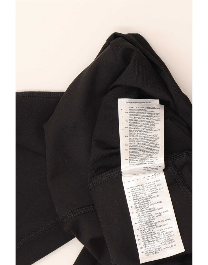 Adidas Damen Umstands-Capri-Leggings UK 12/14 Medium Schwarz Polyester