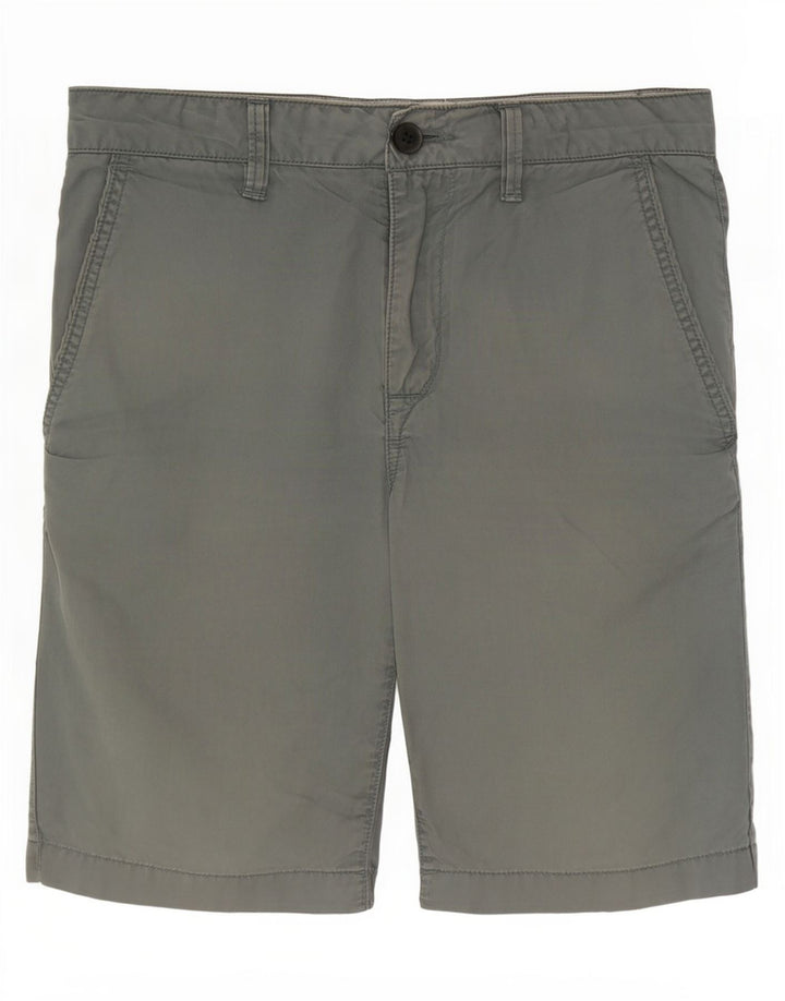 Timberland Herren Chinoshorts W29 Small Grau Baumwolle