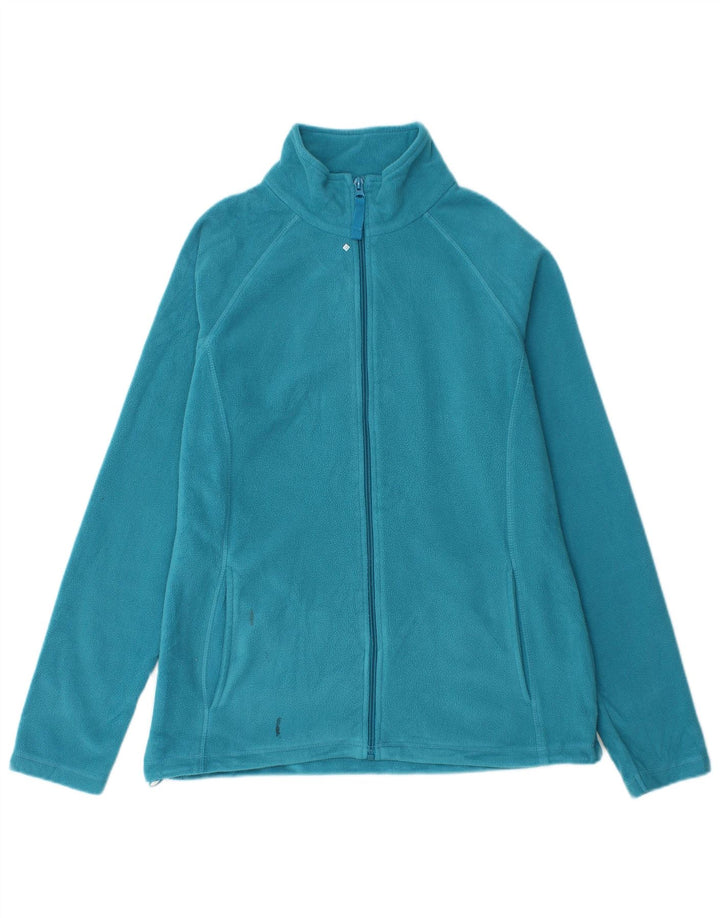 Mountain Warehouse Damen-Fleecejacke UK 12 Mitteltürkises Polyester