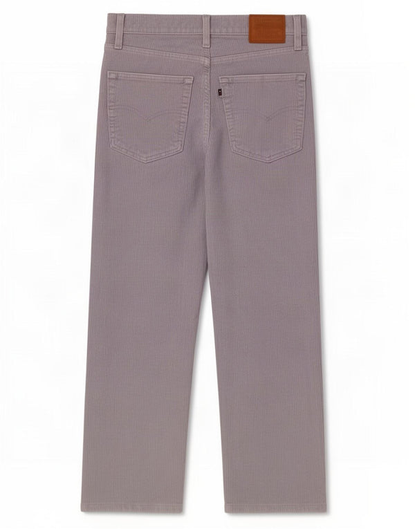 Levi's Damen Baggy Dad Wide Leg Cordhose W26 L25 Lila Baumwolle