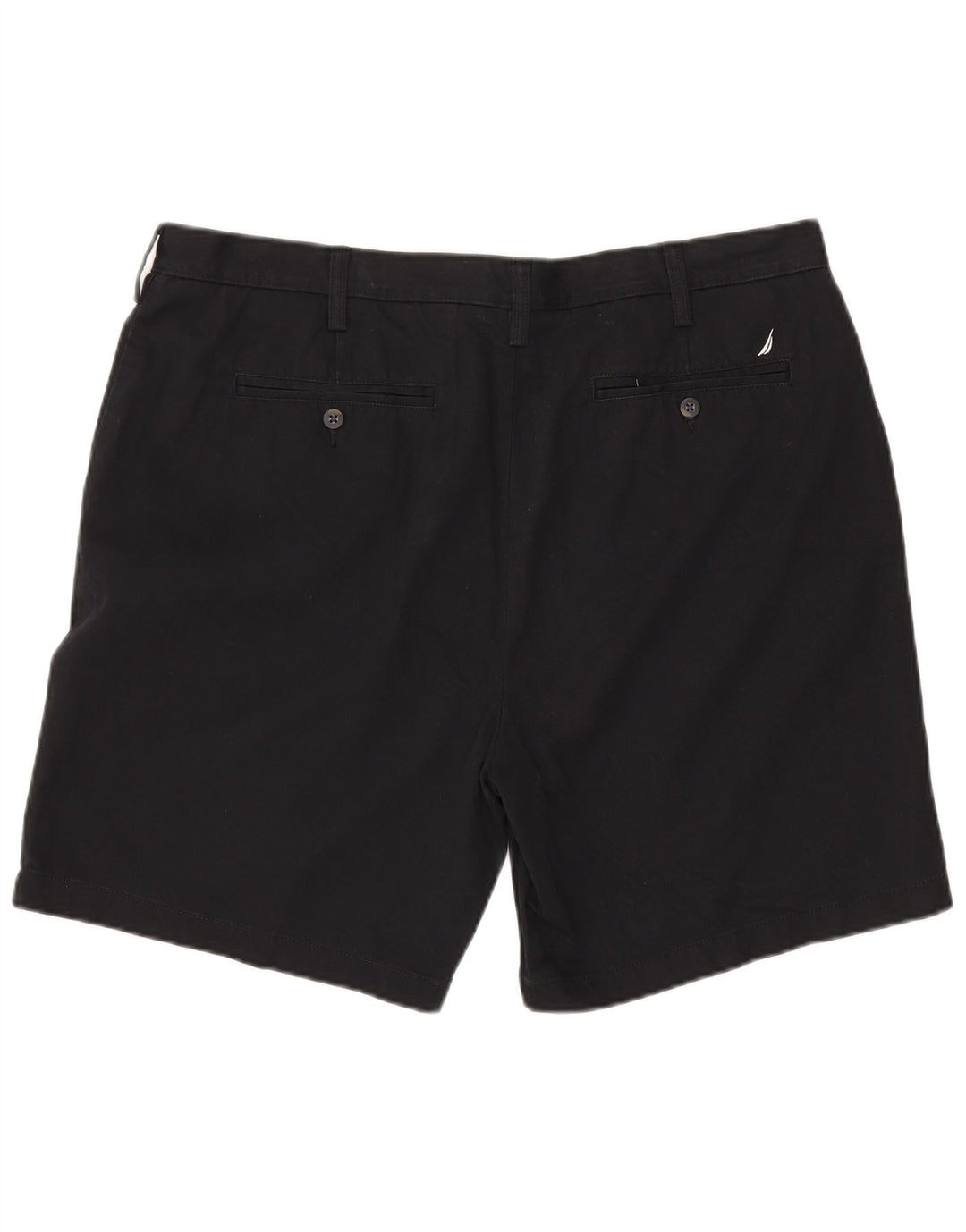 NAUTICA Herren Chinoshorts W40 XL Schwarz Baumwolle
